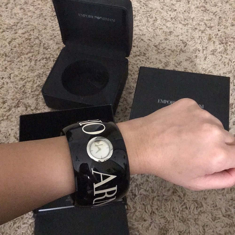 Emporio Armani bracelet watch! Send offers